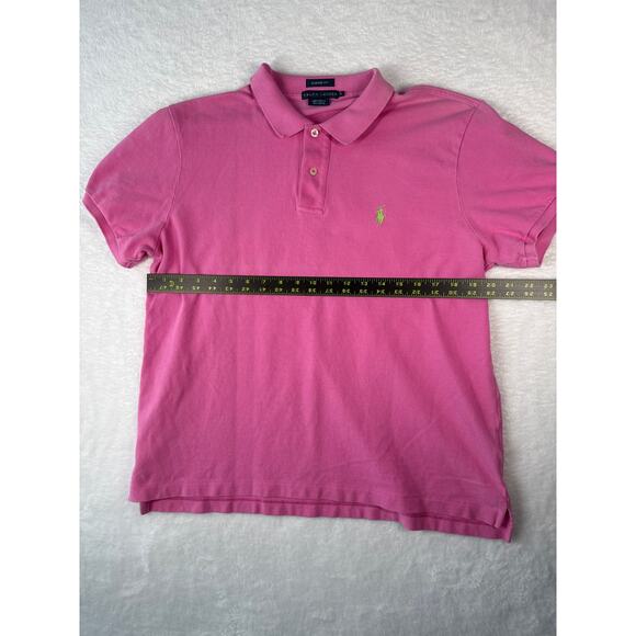Ralph Lauren Classic Fit Men Golf Polo Size XL Pink 100% Cotton Short Sleeve - Picture 5 of 6